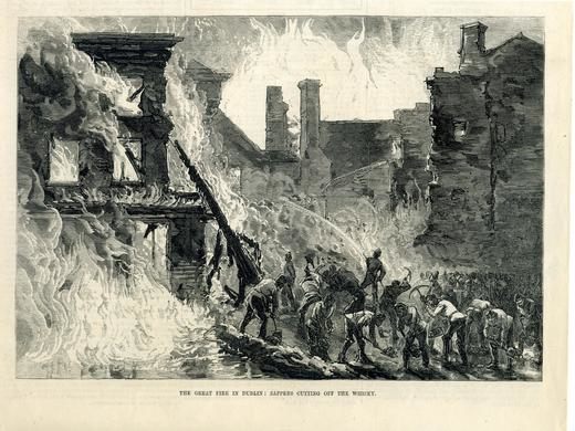 Great Whiskey Fire del 1875, a Dublino