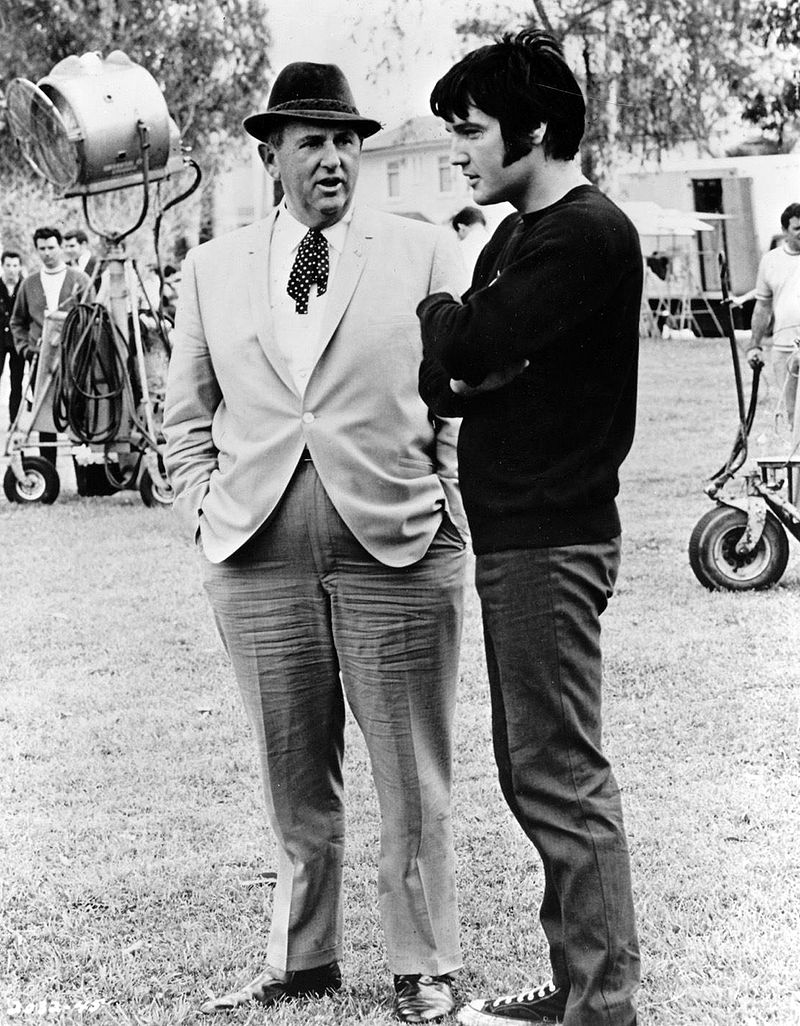 Elvis Presley con il manager, Colonello Tom Parker
