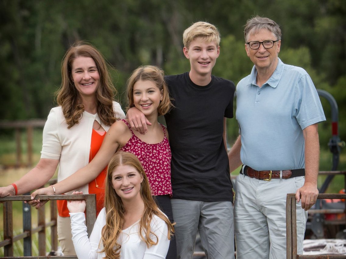 Bill Gates e famiglia