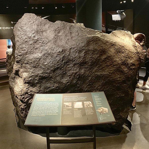 Un frammento del meteorite di Cape York