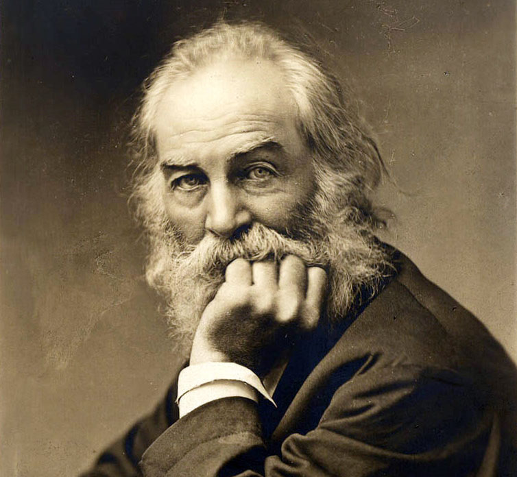 Walt Whitman a circa 50 anni