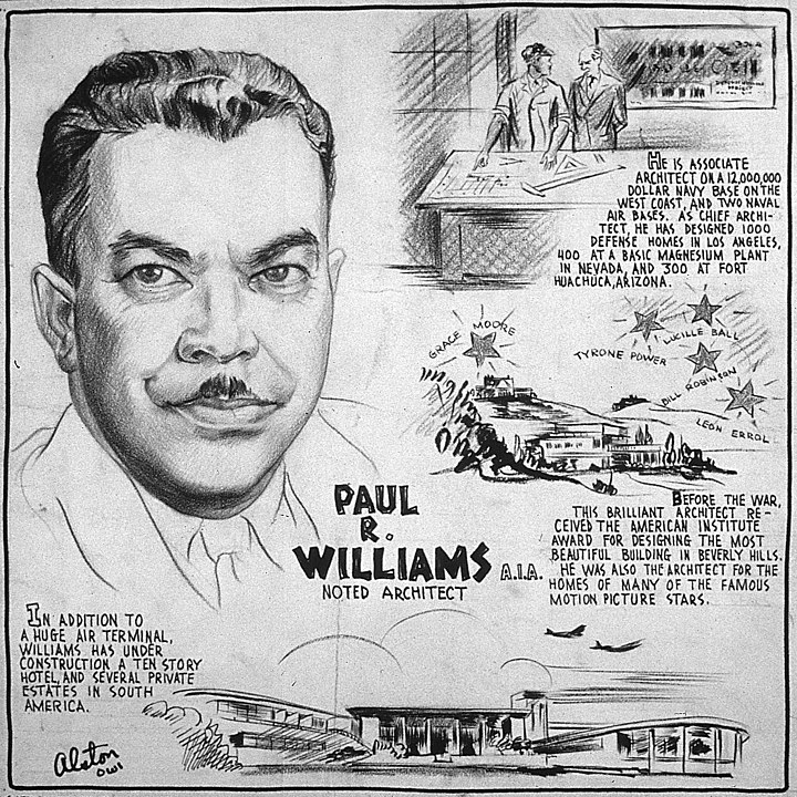 Poster dell'Office of War Information sul noto architetto Paul R. Williams (1943)